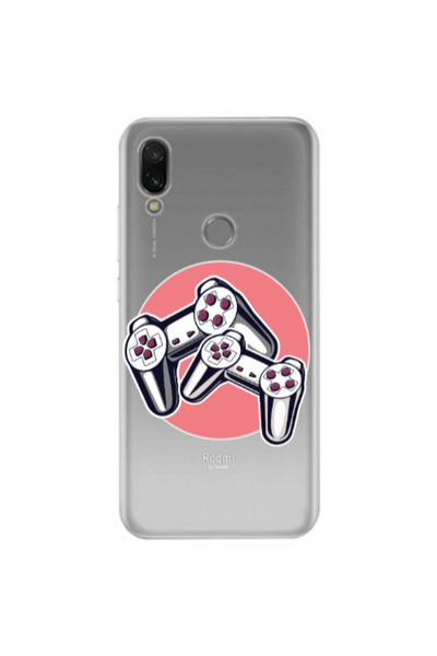 Other Xiaomi Redmi Note 7 Retro Joysticks Transparent Silicone TPU Θήκη