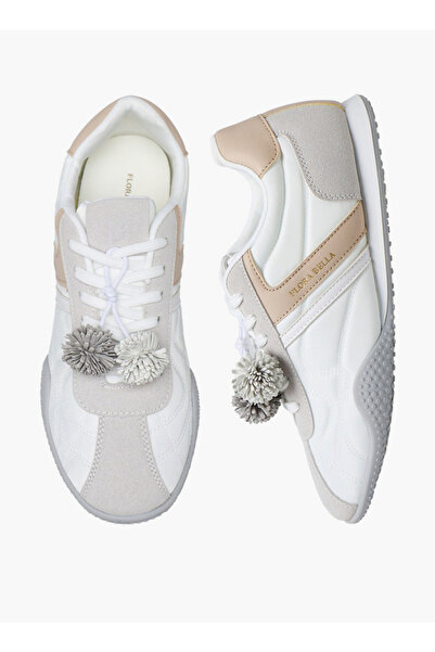 Flora Bella by Shoexpress Women Pom-Pom Accent Ankle Sneakers