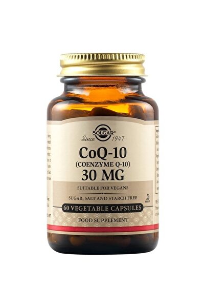 Solgar Συνένζυμο Q-10 30mg 60 Φυτικές Κάψουλες