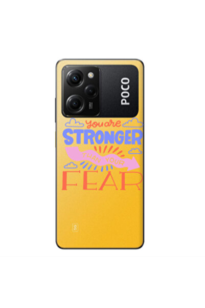 Other Xiaomi Poco X5 Pro You are Stronger Transparent Silicone TPU Θήκη