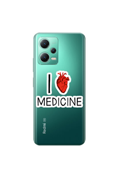 Other Xiaomi Redmi Note 12 Pro Plus 5G I Love Medicin Transparent Silicone TP...