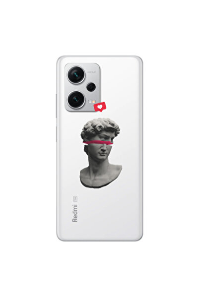 Other Xiaomi Redmi Note 12 5G Half statue Transparent Silicone TPU Θήκη