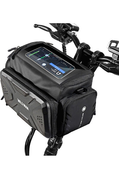 OEM Wildman GS6 4L Τσάντα Τιμονιού Ποδηλάτου Μαύρη