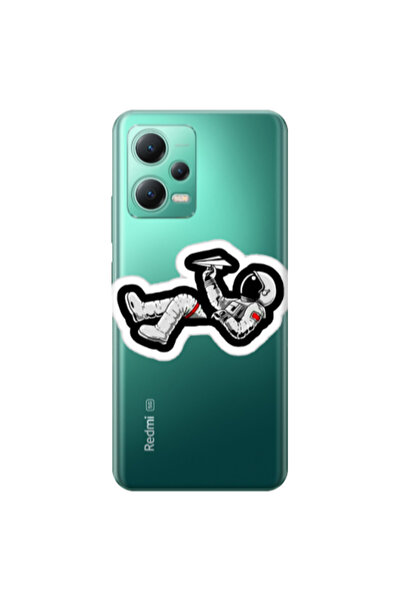 Other Xiaomi Redmi Note 12 Pro Plus 5G Astronaut flies a plane Transparent Si...
