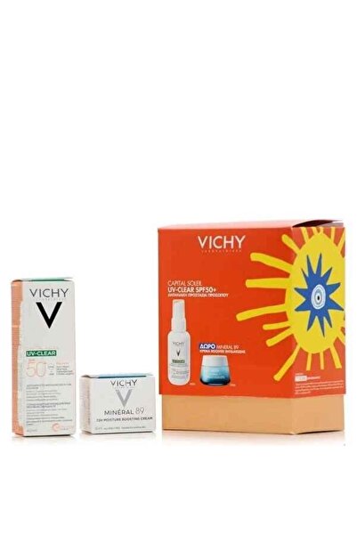 Vichy Capital Soleil UV-Clear SPF50 Προστατευτικό Αντηλιακό Προσώπου για Καθη...