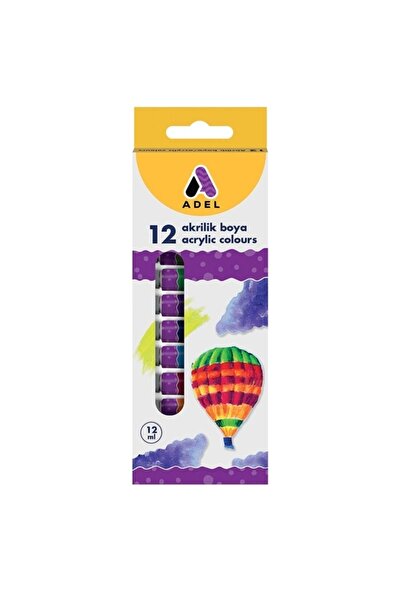 Akrilik Boya 12ml 12 li Tüp Ambalaj 2340000038