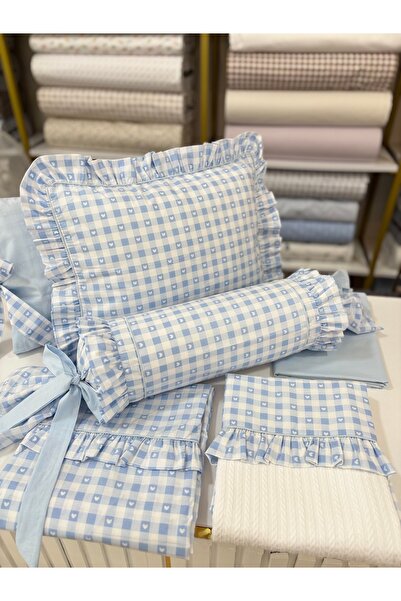 GAYE EV TEKSTİLİ Baby Pique Duvet Cover Set Cotton [with Candy Pillows]