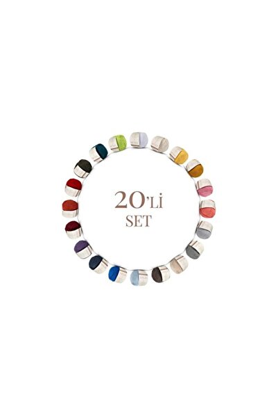Empressco 20 Pieces Baby Cotton Amigurumi and Punch Yarn Set, 50Gr Always Enj...