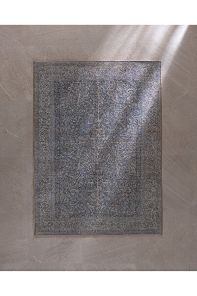 Madame Coco Eustache Halı - Mavi - 200x300 cm