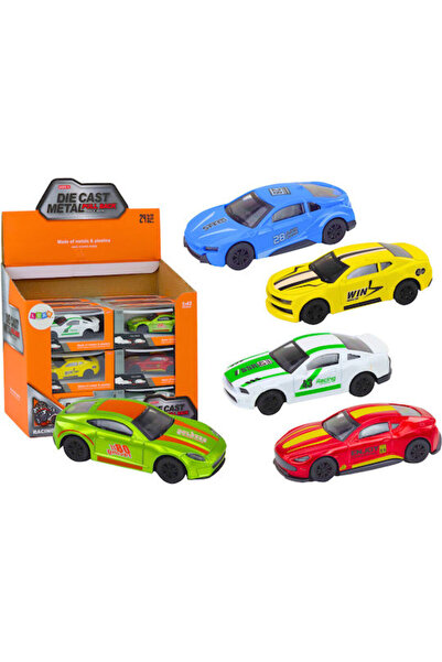 OEM Roți auto metalice cu arc, cauciucate, scară 1:43, pentru 3+ ani (Diverse...