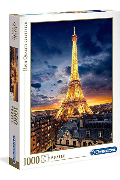CLEMENTONI Puzzle Eifel noaptea 2D 1000 piese Cod: 39514