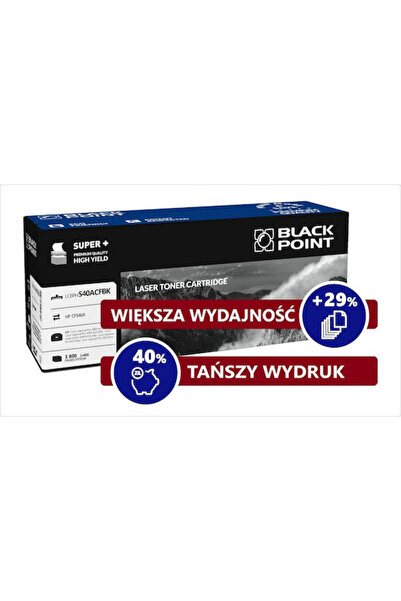 Black Point Toner compatibil pentru imprimantă laser HP CF540A 1800 pagini Negru