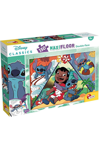 Lisciani Giochi Puzzle Disney Df Maxifloor 150 Lilo & Stitch