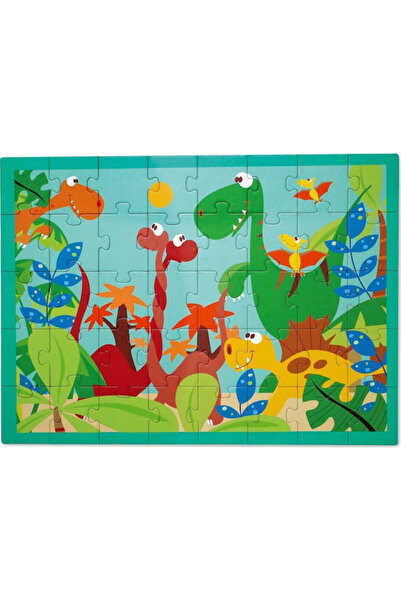Scratch Europe Puzzle pentru copii cu dinozauri, 4+ ani, 60 de piese