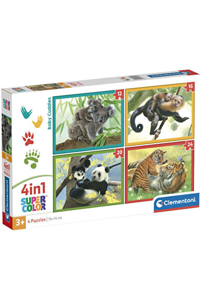 CLEMENTONI Noli Baby Cuddles Puzzle 12-16-20-24 piese