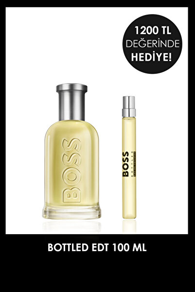 BOSS Bottled EDT 100 ml + Bottled EDT 10 ml Erkek Parfüm Seti