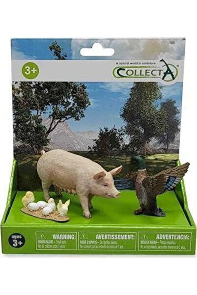 Collecta Set de figurine 3 animale de fermă în pachet 88480 88378 88863