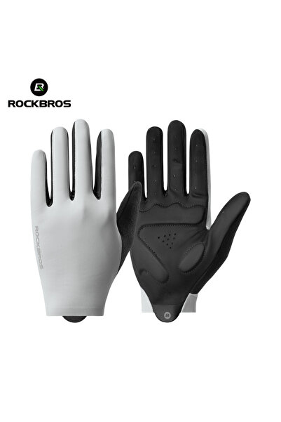 Choice22 ROCKBROS M S408-1 Gray ROCKBROS Cycling Gloves Lightweight Breathabl...