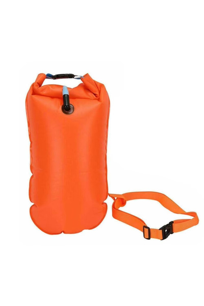 Choice orange Inflatable Open Swimming Buoy Tow Lightweight Swimming Air Bag ...