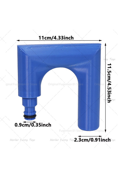 Choice Blue Durable Garden Hose Hook Pool Hanger Easy Water Tank Filling No H...