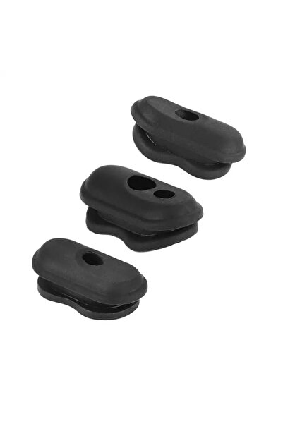 Choice 3pcs Silicone Cable Buckle & Dust Plug – Sealed Wire Organizer for Nin...