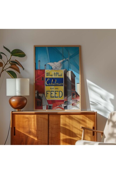 Pegziz Clădirile lui Charles Demuth, Tabloul |   Poster artistic înrămat cu p...