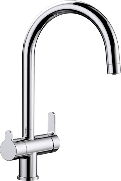 Blanco Trima Chrome Μπαταρία Κουζίνας Ψηλή Φιλτραρίσματος Νερού με Περιστρεφό...