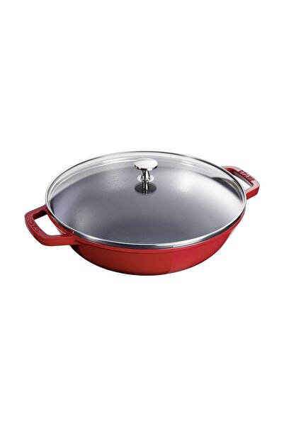 STAUB Tigaie wok, fonta, 30cm, Cherry -