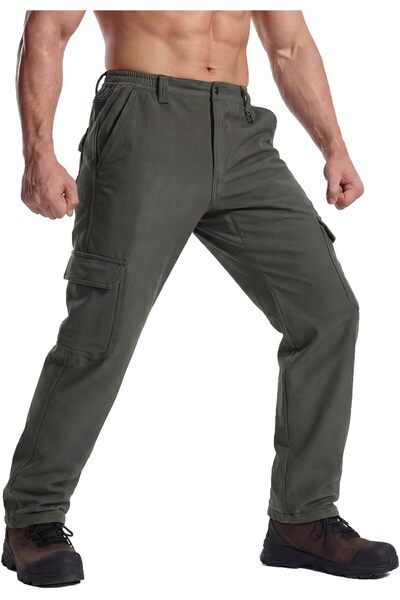 OEM Pantaloni pentru Bărbați de Vânătoare Softshell Impermeabili, Căptușiți, ...