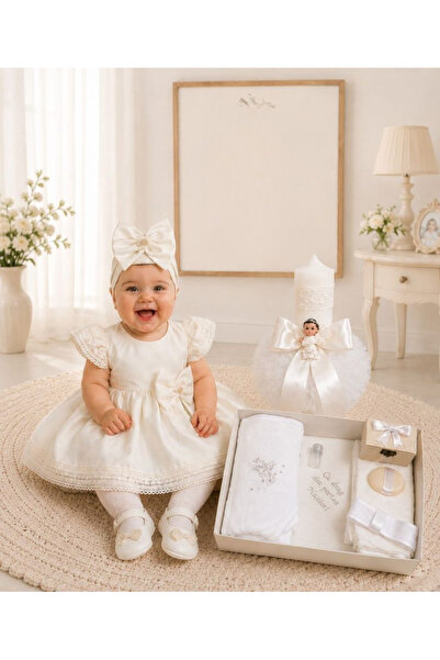 Botez cu Alina Set botez complet Bella- alb