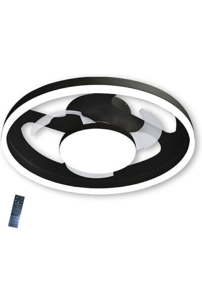 Primo PRCF-80725 Ανεμιστήρας Οροφής 50.8εκ. με Φως και Τηλεχειριστήριο Μαύρο ...