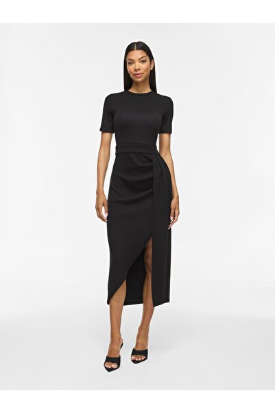 VILA Maxikleid VIRAFFI Kurzärmeliges
