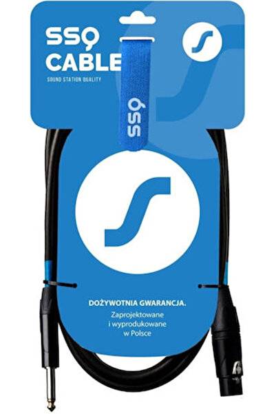 OEM Καλώδιο XLR θηλυκό σε 6.3mm αρσενικό 1μ (SS-1436)