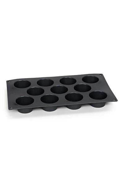 Patisse Forma de copt din silicon STARFLEX pentru 9 magdalenek, 29x17cm, neagra