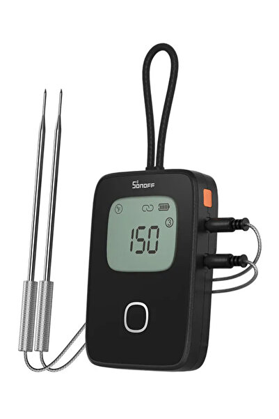Sonoff smart θερμόμετρο barbeque BMT01 με 2x αισθητήρες, έως 300 °C, μαύρο