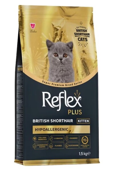 Reflex Plus British Shorthair Tavuklu 1.5 kg Yavru Kedi Maması