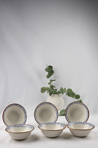 By Bone Porselen Edera 6’lı Porselen Çorba Kasesi 15 cm 350 cc | Bowl Salata ...