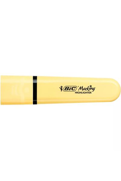Bic Παστέλ Μαρκαδόρος Υπογράμμισης Κίτρινος (517965)