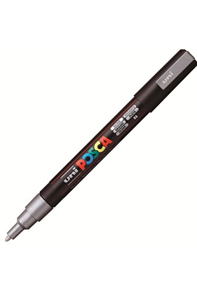 POSCA Λεπτός Ασημί Μαρκαδόρος (PC-3M-SILVER)