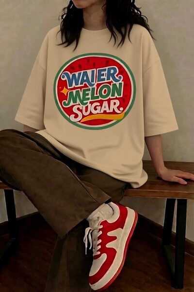 New Shine Watermelon Sugar Printed Cotton T-Shirt