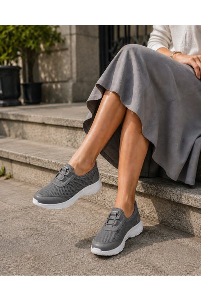 MOON CLOUD Ortopedik Fileli Spor Babet Ayakkabı Anne Ayakkabı Günlük Ayakkabı Kadın Sneaker ZYN244
