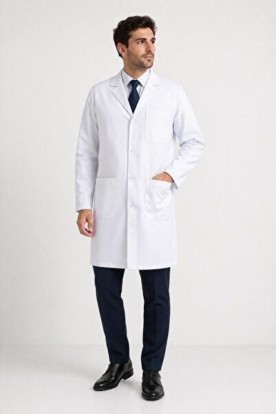 GenelTedarik Doğangün Erkek Klasik Yaka Doktor Önlüğü Hemşire Eczacı Öğretmen...