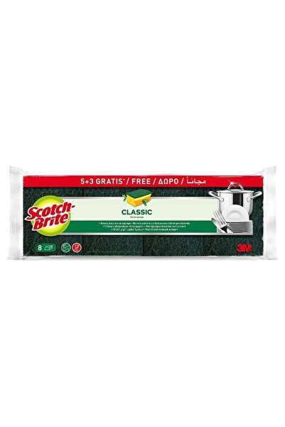 Scothh Brite Scotch-Brite Heavy Duty Classic Nail Saver Scrub Sponge - Pack of 8