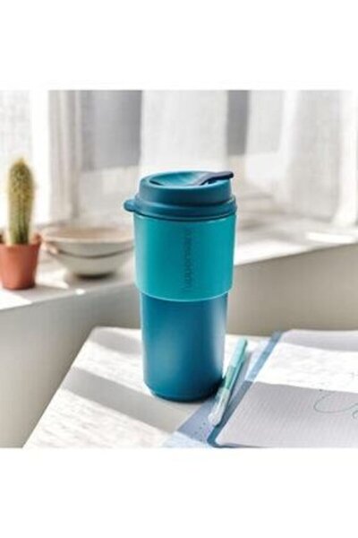 Tupperware Hep Yanımda Kupam Suluk ve Matara Mavi 490 ml