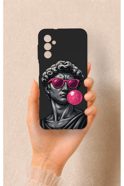 Vip Case حافظة سيليكون متوافقة مع سامسونج M13 من نوع Pop David Patterned