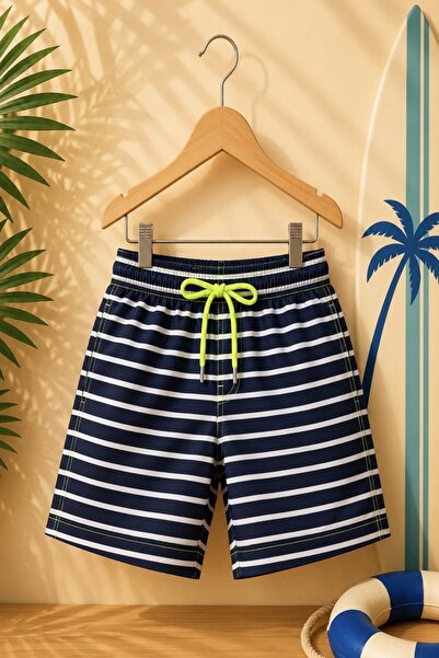 DeKuBaby New Season Patterned Quick-Dry Boys' Shorts Swimwear - Children's Se...
