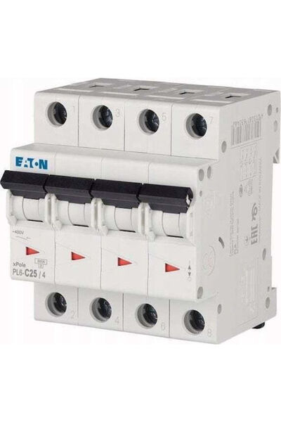 Eaton Disjunctor automat 25A cvadrupoliar AC 166523