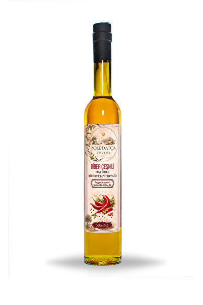 SOLE DATÇA BİBER ÇEŞNİLİ ZEYTİNYAĞI 500 ML