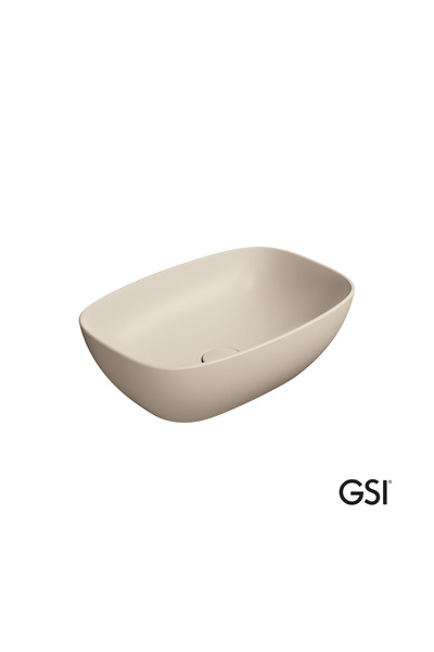 GSI Nubes Επιτραπέζιος Νιπτήρας Πορσελάνης 50x35εκ Creta