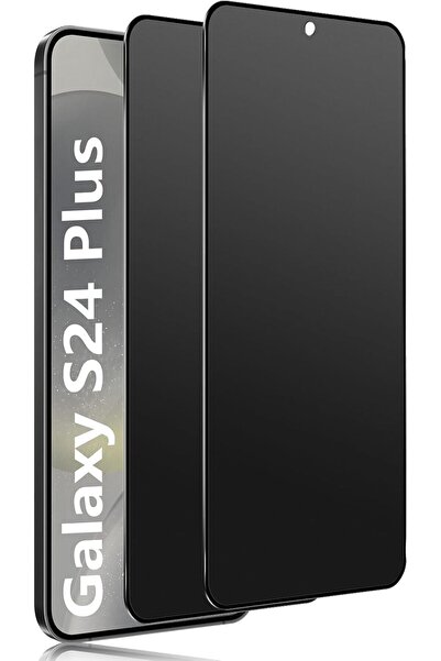 Yıldızan nht shop زجاج مقوى للخصوصية لهاتف Galaxy S24 Plus - قطعتان - رؤية سو...